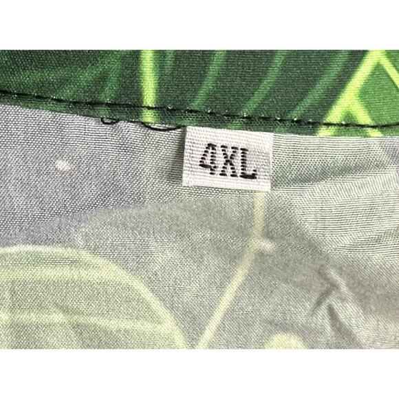 Men's 4XL St Patricks Day Graphic Button Up Shirt Leprechaun Garden Party - Picture 5 of 5